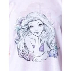 Disney Womens' Princess Ariel The Little Mermaid Sketch Pajama Set Short Pink -Pure Wear Store GUEST ae0476e9 cda9 4669 92a7 515325f52032