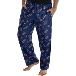 Marvel Men's Captain America Retro Allover Print Loungewear Pajama Pants Blue -Pure Wear Store GUEST af9486e2 4fa9 44f9 a69b 700a044b796e