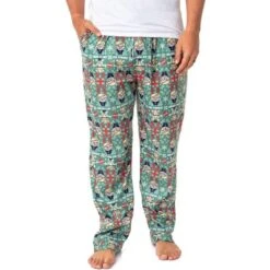 A Christmas Story Mens' Chibi Ralphie Oh Fudge! Leg Lamp Sleep Pajama Pants Green -Pure Wear Store GUEST afae0071 19eb 4b8f b13b 0115e7125721