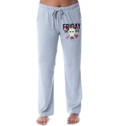 Friday The 13th Womens' Jason Mask Horror Character Sleep Pajama Pants Grey -Pure Wear Store GUEST b052961d b341 410b 9bfe 7fbefcbaee98