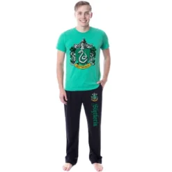 Harry Potter Mens' Hogwarts All Houses Sleep Pajama Set -Pure Wear Store GUEST b06c7d69 9883 4447 9150 d2b896884aa1