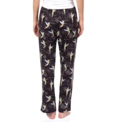Disney Womens' Tinker Bell Sleep Never Land Map Symbols Pajama Pants Black -Pure Wear Store GUEST b0de24b6 0e9e 4e24 895f e9f10627d97c
