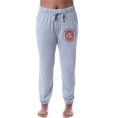 Saved By The Bell Womens' Bayside Tigers High Sleep Lounge Pajama Pants Grey 4 Saved By The Bell Womens' Bayside Tigers High Sleep Lounge Pajama Pants Grey - Image 4
