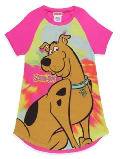 Scooby-Doo Girls' Classic Character Tie-Dye Nightgown Sleep Pajama Shirt Multicolored -Pure Wear Store GUEST b270327a ce8e 4c50 a9e2 2990fc5b1521