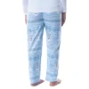 Disney Womens' Frozen Olaf Sweater Style Loungewear Pajama Pants Blue