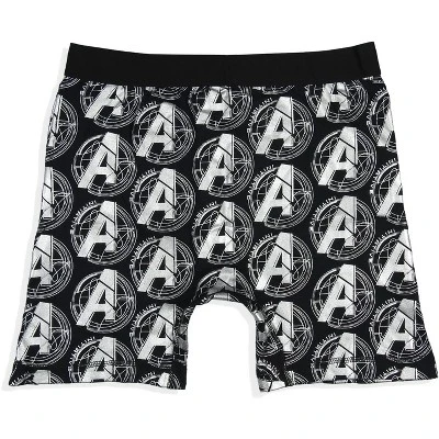 Marvel Mens' 2 Pack The Avengers Comic Boxers Underwear Boxer Briefs Black 4 Marvel Mens' 2 Pack The Avengers Comic Boxers Underwear Boxer Briefs Black - Image 4