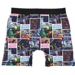 Star Wars Mens' 2 Pack Comic Millennium Falcon Boxers Underwear Boxer Briefs Multicolored -Pure Wear Store GUEST b62bde1a 4a79 47da a587 38d8d85723ad
