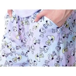 Peanuts Womens' I Woke Up This Cute Tie-Dye Sleep Pajama Set Multicolored -Pure Wear Store GUEST b6b13f89 14d4 42b3 b0f7 1bb91a3f3dc3
