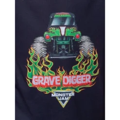 Monster Jam Boys' Grave Digger Raglan Sleep Pajama Set Shirt Pants Black -Pure Wear Store GUEST b7324261 90d8 4124 b613 c8dbd95422e8