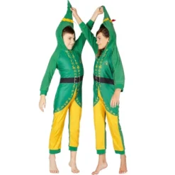 Elf The Movie Matching Family Pajama Sets Costume Onesie Elf -Pure Wear Store GUEST bb5c0d00 6547 465d aad8 6227089a9239