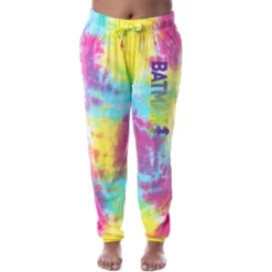 DC Comics Womens' Batman Bat Tie Dye Ombre Sleep Jogger Pajama Pants Multicolored -Pure Wear Store GUEST bb97e18f 3e0b 4eae 8719 4222bde7d8df