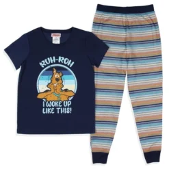 Scooby-Doo Girls' Ruh Roh I Woke Up Like This Jogger Sleep Pajama Set Multicolored -Pure Wear Store GUEST bbb755be a4d9 4887 9df0 05bf92767b88