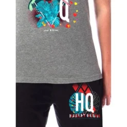 DC Womens' The Suicide Squad Harley Quinn Tropical Movie Sleep Pajama Set Multicolored -Pure Wear Store GUEST bbf0f038 823c 4af2 9aab aaeb0ff72fb5