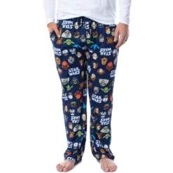 Star Wars Mens' Toon Heads Yoda Luke Skywalker Sleep Pajama Pants Blue 7 Star Wars Mens' Toon Heads Yoda Luke Skywalker Sleep Pajama Pants Blue -Pure Wear Store GUEST bdec6929 553c 42a9 835b 42a7555b4fb3