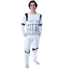 Star Wars Men's Stormtrooper Costume Long Sleeve Shirt And Pants Pajama Set White -Pure Wear Store GUEST be460cde cdfe 4a2a ae24 44aea4b3092a