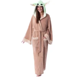 Star Wars The Mandalorian Grogu Baby Yoda Costume Adult Robe Hooded Bathrobe Brown 11 Star Wars The Mandalorian Grogu Baby Yoda Costume Adult Robe Hooded Bathrobe Brown -Pure Wear Store GUEST c0c3d893 0c00 46dd b7ed 9b53288af39e
