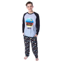 Star Wars Men's Pajamas Star Wars 1977 Raglan Shirt And Pants Pajama Set Star Wars 1977 -Pure Wear Store GUEST c2a2a635 df71 432c ab08 ee63141e6122