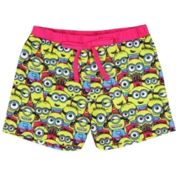Despicable Me Girls' Movie Minions Better Together Pajama Set Shorts Pink -Pure Wear Store GUEST c37767d6 944e 42bc a817 50adb54ed191