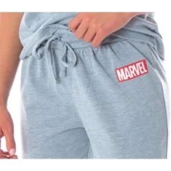 Marvel Comics Women's Avengers Brick Logo Tee And Jogger Pants Pajama Set -Pure Wear Store GUEST c709a6bb e7be 471a 8cec 8e06cc6de403