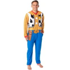 Disney Mens' Toy Story Movie Sheriff Woody Costume Footless Union Suit Multicolored -Pure Wear Store GUEST c817aba0 808c 449d a054 d47ca92d1e2d