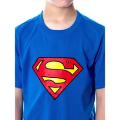 DC Comics Big Boys' Superman Logo Short Sleeve Pajama Short Set Blue -Pure Wear Store GUEST c97c2c19 6ff0 45c1 888c 0fc4861ac713