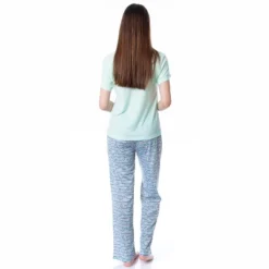 Star Wars Women's The Mandalorian The Child Work Hard Sleep Pajama Set Multicolored