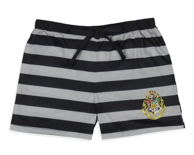 Harry Potter Girls' Wizarding World Hogwarts Crest Sleep Pajama Set Shorts Multicolored 4 Harry Potter Girls' Wizarding World Hogwarts Crest Sleep Pajama Set Shorts Multicolored - Image 4
