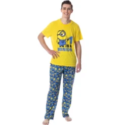 Despicable Me Mens' Minions 1 In A Minion Raglan Sleep Pajama Set Multicolored 9 Despicable Me Mens' Minions 1 In A Minion Raglan Sleep Pajama Set Multicolored -Pure Wear Store GUEST cc58e215 c2a8 47e6 88f4 ffa371c96d76