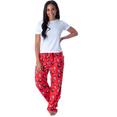 Marvel Studios Men's Wandavision Vintage Vision And Wanda Sleep Pajama Pants Red 4 Marvel Studios Men's Wandavision Vintage Vision And Wanda Sleep Pajama Pants Red - Image 4