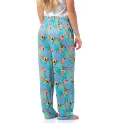 SpongeBob SquarePants Women's Patrick Gary Tossed Print Sleep Pajama Pants Turquoise -Pure Wear Store GUEST cd9ce0e4 fdcd 4413 a228 ea0b4bb8fbfc