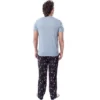 Star Wars Mens' Boba Fett Sleep Pajama Set Crewneck Shirt Pants Multicolored