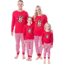 Looney Tunes Bugs Bunny Christmas Tight Fit Family Pajama Set -Pure Wear Store GUEST cf3d65b5 4d8a 4ac4 a496 be242f4aa31f