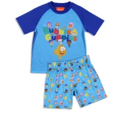 Nickelodeon Toddler Boy's Bubble Guppies Character Sleep Pajama Set Short Blue 7 Nickelodeon Toddler Boy's Bubble Guppies Character Sleep Pajama Set Short Blue -Pure Wear Store GUEST d1734718 5899 4e8d 9166 ee47801fae35