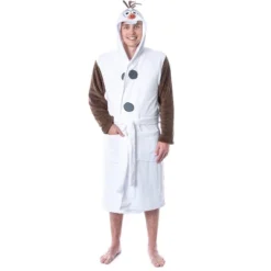 Disney Adult Frozen Snowman Olaf Costume Robe Hooded Bathrobe White -Pure Wear Store GUEST d30b33e7 f814 4ba9 901c 7b43462ac0d4