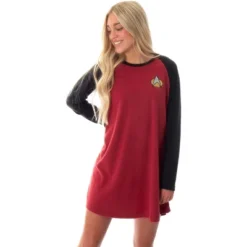 Star Trek Next Generation Women's Juniors Picard Raglan Nightgown Sleep Shirt -Pure Wear Store GUEST d3391bac b163 4b42 9aa2 8d802c06c818