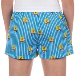 SpongeBob SquarePants PJs Women's Striped Lounge Pajama Shorts Blue -Pure Wear Store GUEST d56a5c96 f427 47d2 84b2 f90fba5446c6