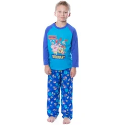 Nickelodeon Boys' SpongeBob SquarePants Anything But Ordinary Pajama Set Blue -Pure Wear Store GUEST d5f2cc43 863e 42a4 b2a7 90f6f7701ffc