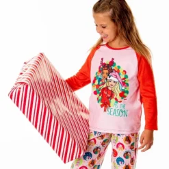 Barbie Girls' Christmas Santa Characters Tis The Season Sleep Pajama Set Pink -Pure Wear Store GUEST d6239bad 2c7f 4737 8ec3 29611783a110