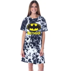 DC Comics Batman Womens' Bat Symbol Nightgown Sleep Pajama Shirt Tie-Dye Multicolored 5 DC Comics Batman Womens' Bat Symbol Nightgown Sleep Pajama Shirt Tie-Dye Multicolored -Pure Wear Store GUEST d6c41a2c 8f10 4fe0 b974 c89b0eb108b4