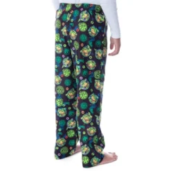 Nickelodeon Boys' Teenage Mutant Ninja Turtles TMNT Character Pajama Pants Black