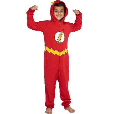 DC Comics Justice League Superhero Matching Family Costume Pajamas Union Suit 5 DC Comics Justice League Superhero Matching Family Costume Pajamas Union Suit - Image 5