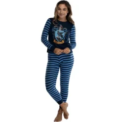 Harry Potter Hogwart's House Crest Tight Fit Adult Cotton Women's Pajama Set -Pure Wear Store GUEST d9d29623 2310 4bce b9c4 adf8c61e43dd