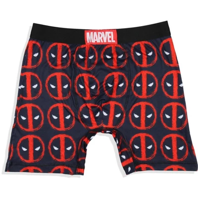 Marvel Mens' 2 Pack Deadpool Cat Symbol Boxers Underwear Boxer Briefs Black 3 Marvel Mens' 2 Pack Deadpool Cat Symbol Boxers Underwear Boxer Briefs Black - Image 3