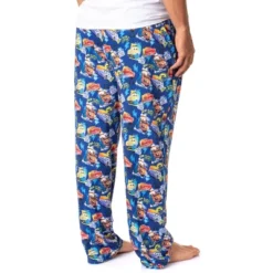 Disney Mens' Cars Movie Film Icons Characters Sleep Pajama Pants Blue -Pure Wear Store GUEST dca1ff16 c540 4b36 9857 c8c4ab9b7ccd