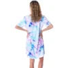 Disney Princess Women's Little Mermaid Ariel Tie Dye Nightgown Sleep Shirt
