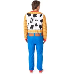 Disney Mens' Toy Story Movie Sheriff Woody Costume Footless Union Suit Multicolored -Pure Wear Store GUEST dd099bf3 c487 4519 9c1b 15ed0821cd27