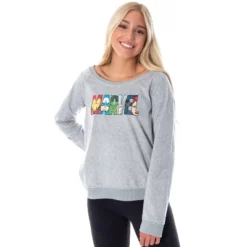 Marvel Comics Women's Avengers Heroes Long Sleeve Pullover Sleep Shirt Top 7 Marvel Comics Women's Avengers Heroes Long Sleeve Pullover Sleep Shirt Top -Pure Wear Store GUEST ddd86406 d7ca 4e37 959a edf579f39226