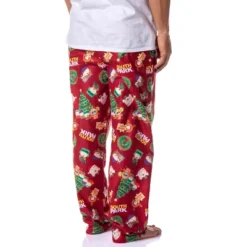South Park Mens' TV Show Stan Kyle Cartman Kenny Christmas Pajama Pants Red -Pure Wear Store GUEST dff70072 1896 49cd 9486 66a06019a43f