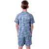 DC Comics Boys' Justice League Digital Camo Batman 2 PC Pajama Set Grey