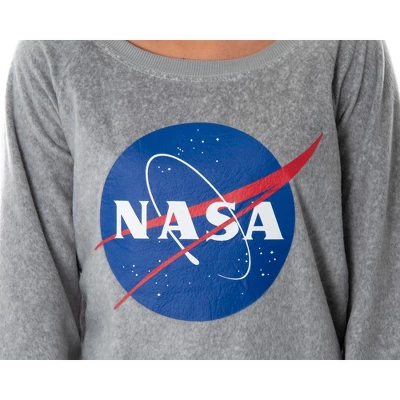 NASA Meatball Logo Juniors' Loungewear Long Sleeve Lounge Sleep Top NASA Meatball Logo 1 NASA Meatball Logo Juniors' Loungewear Long Sleeve Lounge Sleep Top NASA Meatball Logo
